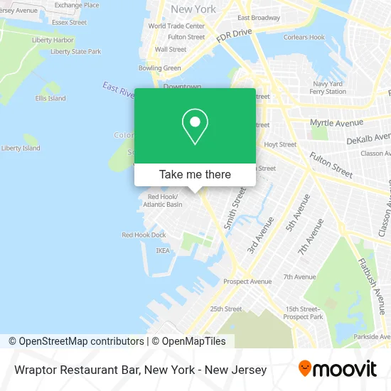 Wraptor Restaurant Bar map