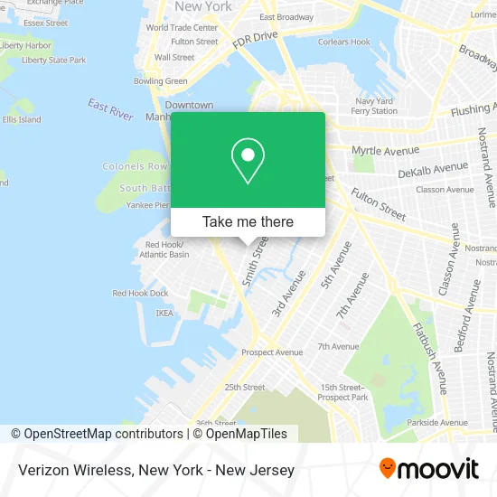 Verizon Wireless map