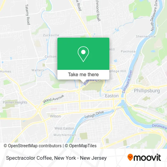 Spectracolor Coffee map