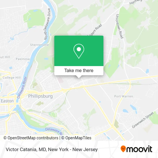 Victor Catania, MD map