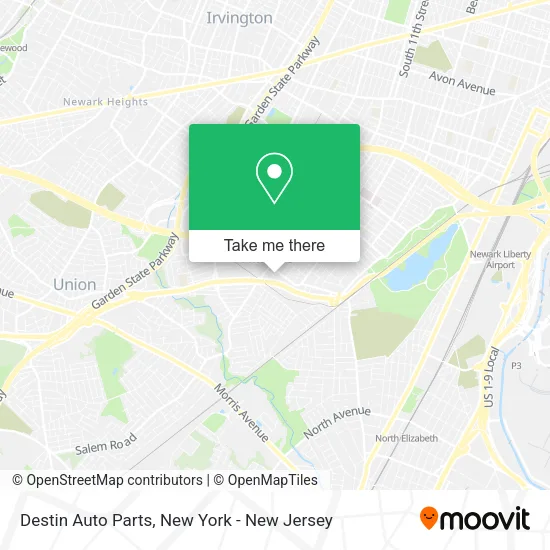Destin Auto Parts map
