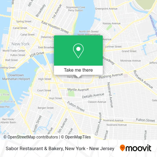 Sabor Restaurant & Bakery map