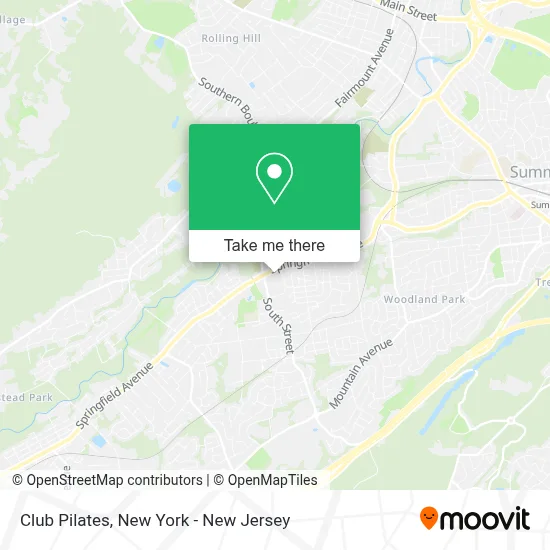 Club Pilates map