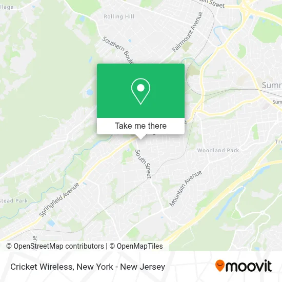 Cricket Wireless map
