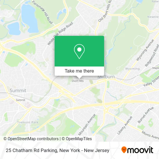 25 Chatham Rd Parking map