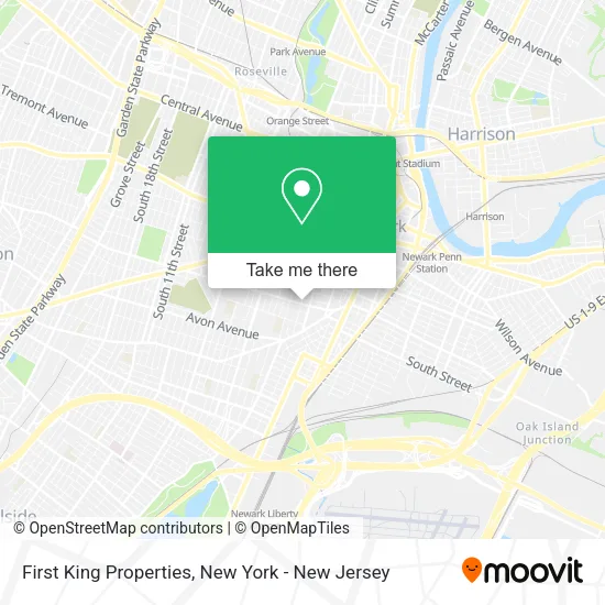 First King Properties map