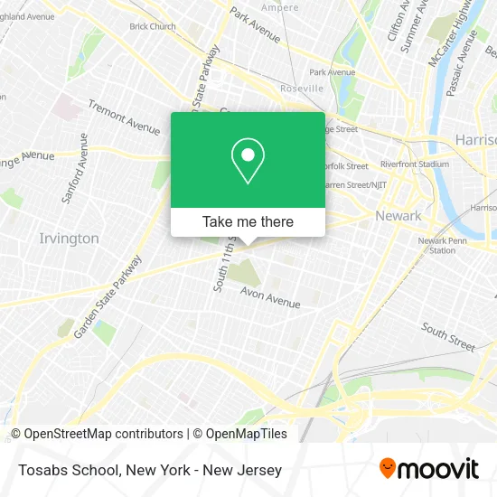 Tosabs School map