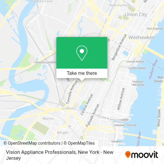 Vision Appliance Professionals map