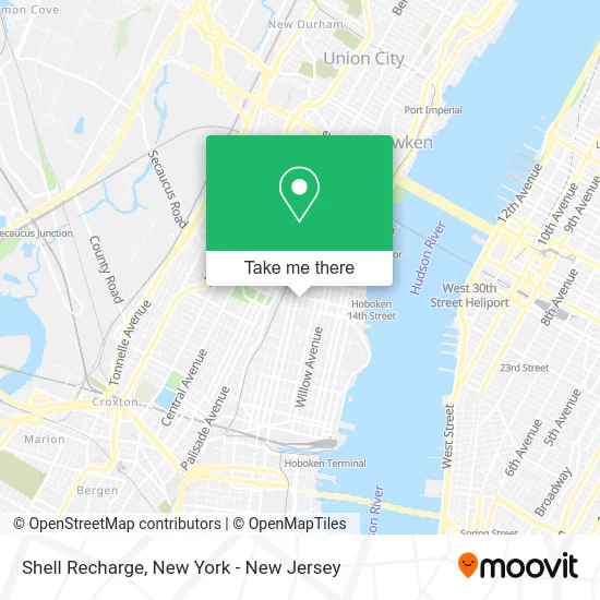 Shell Recharge map