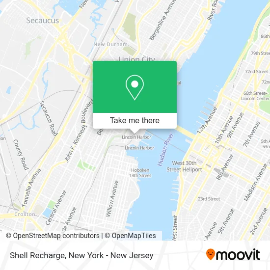 Shell Recharge map