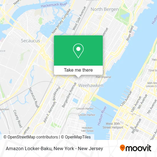 Amazon Locker-Baku map