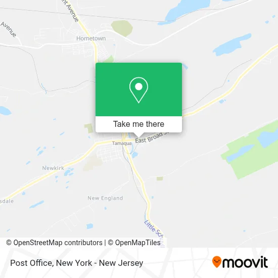 Post Office map