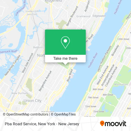 Pba Road Service map