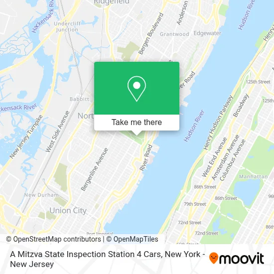 A Mitzva State Inspection Station 4 Cars map