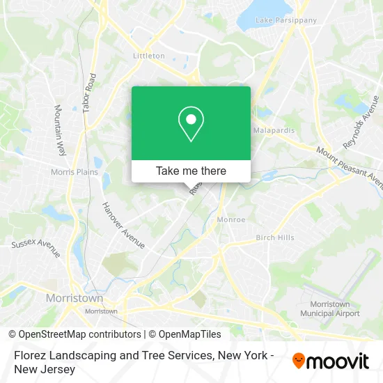 Florez Landscaping and Tree Services map