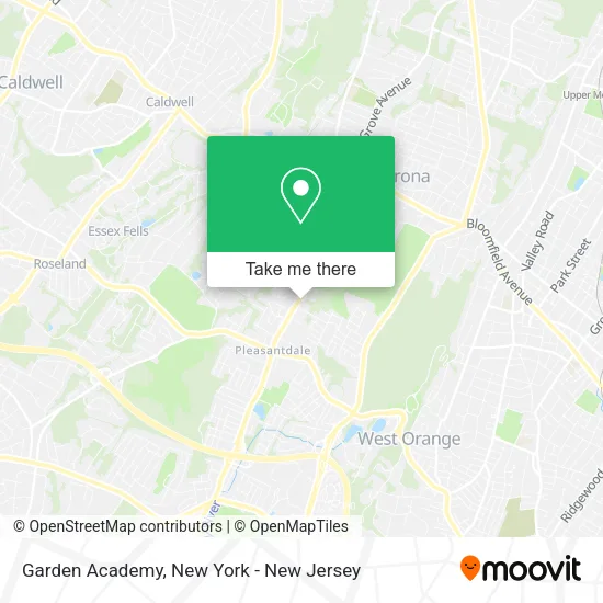 Garden Academy map