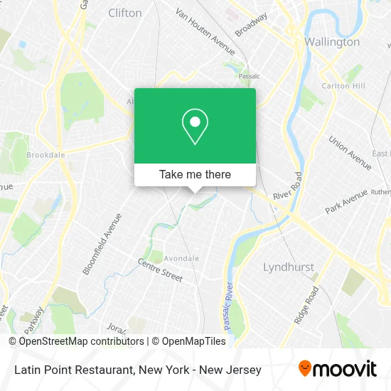 Latin Point Restaurant map