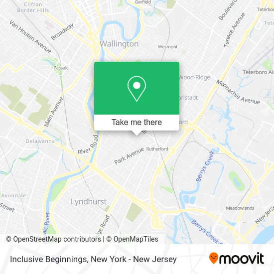 Inclusive Beginnings map