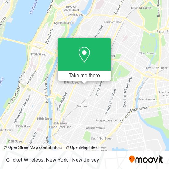 Cricket Wireless map