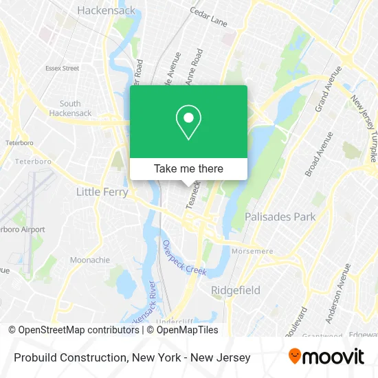 Probuild Construction map