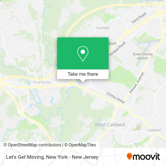 Let's Get Moving map