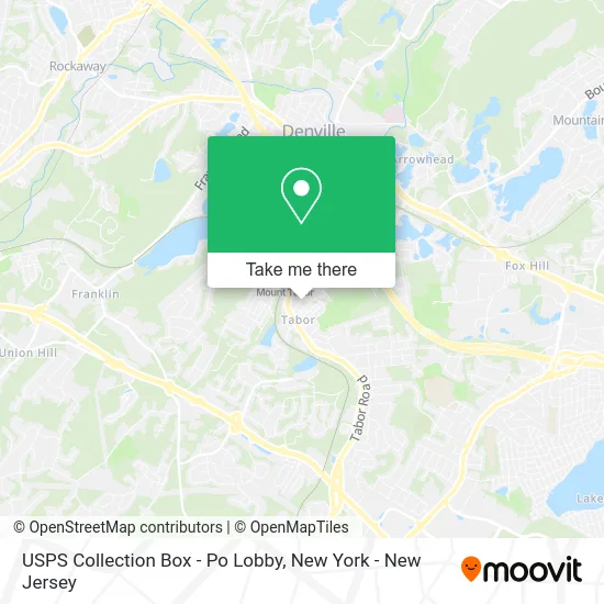 USPS Collection Box - Po Lobby map