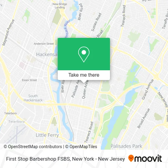 First Stop Barbershop FSBS map