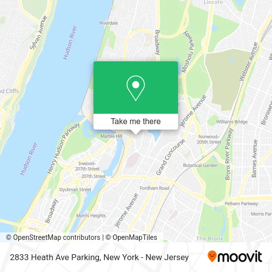 2833 Heath Ave Parking map