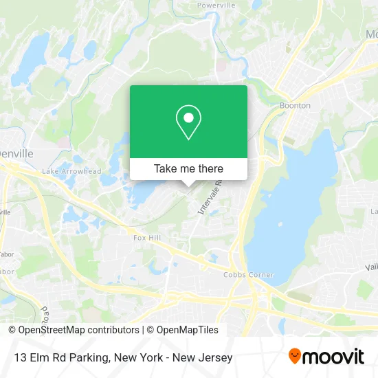 13 Elm Rd Parking map