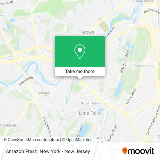 Amazon Fresh map