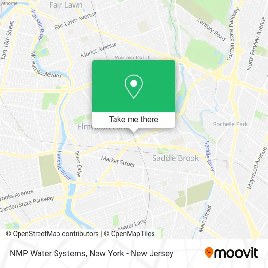 NMP Water Systems map