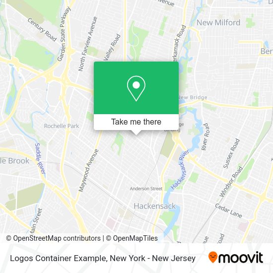 Logos Container Example map