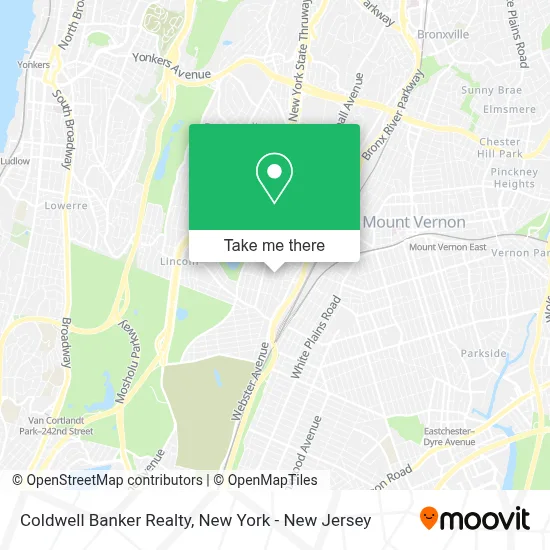 Coldwell Banker Realty map