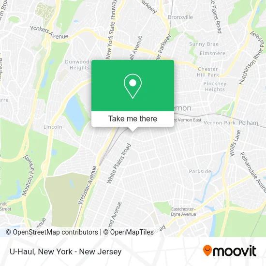 U-Haul map