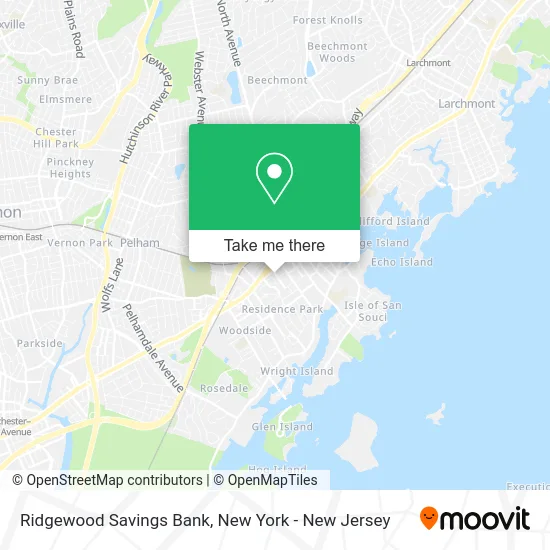 Ridgewood Savings Bank map
