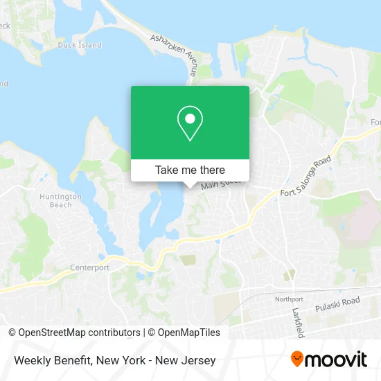 Weekly Benefit map