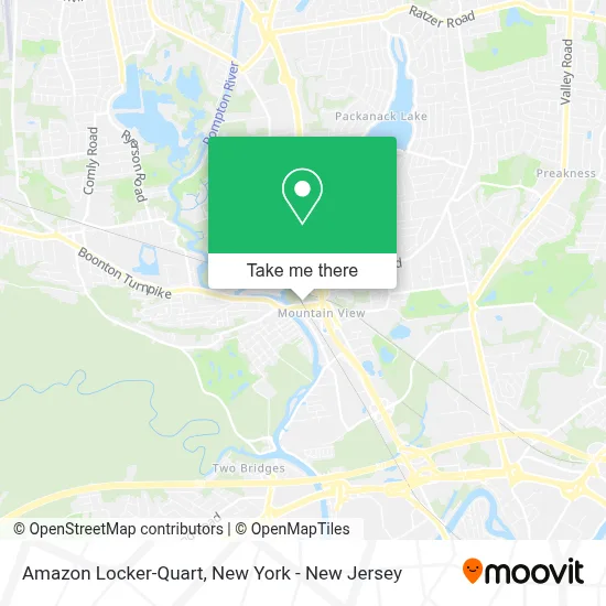 Amazon Locker-Quart map