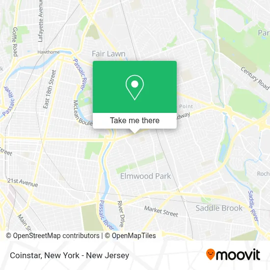 Coinstar map