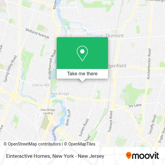 Einteractive Homes map