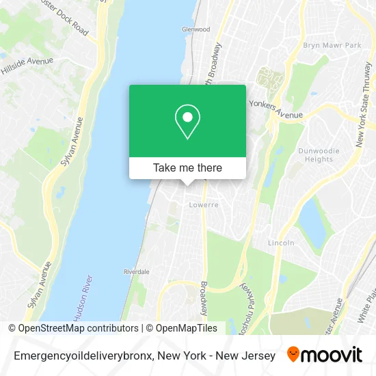 Mapa de Emergencyoildeliverybronx
