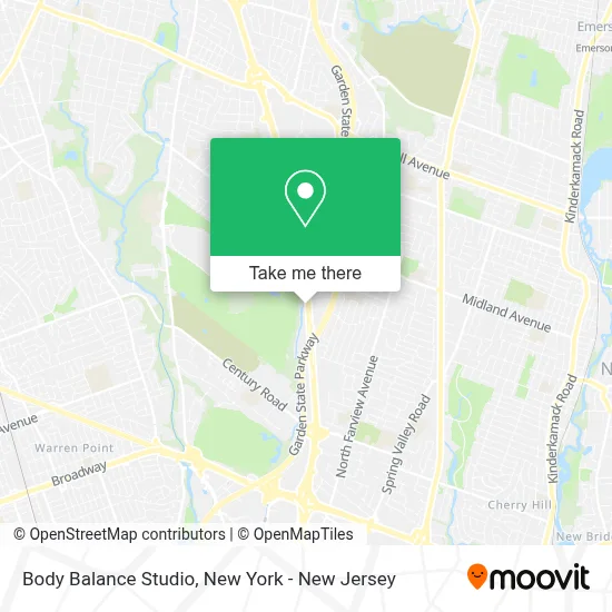 Body Balance Studio map