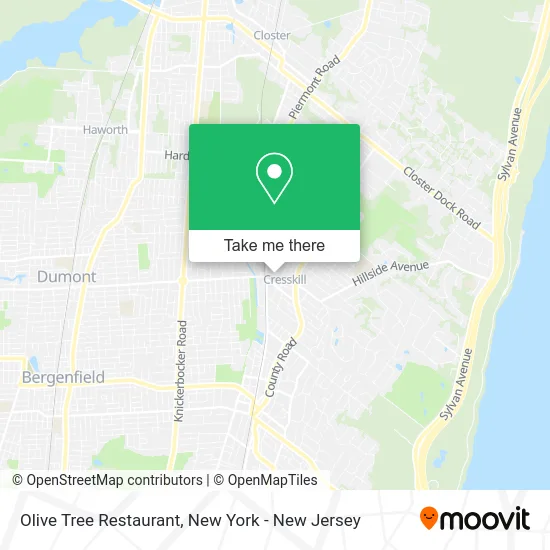 Olive Tree Restaurant map