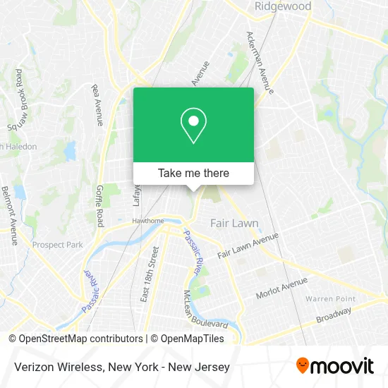 Verizon Wireless map