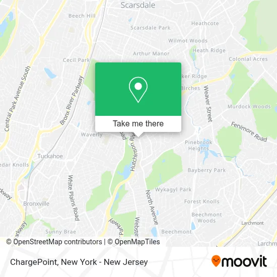 ChargePoint map
