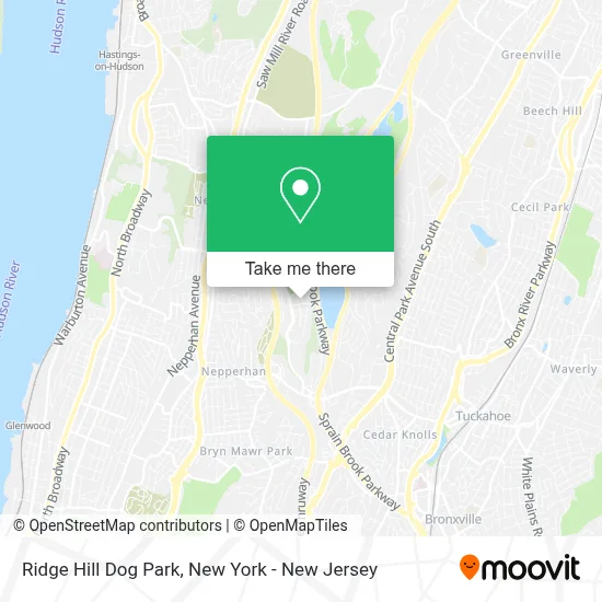 Ridge Hill Dog Park map