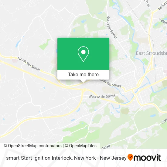Mapa de smart Start Ignition Interlock