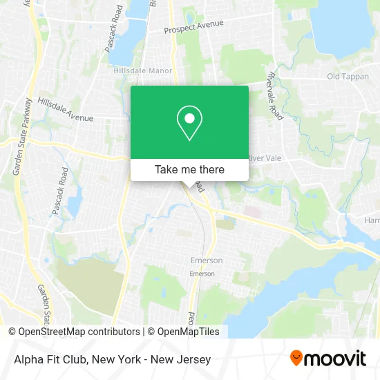 Alpha Fit Club map