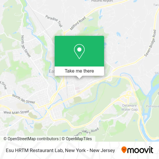 Esu HRTM Restaurant Lab map