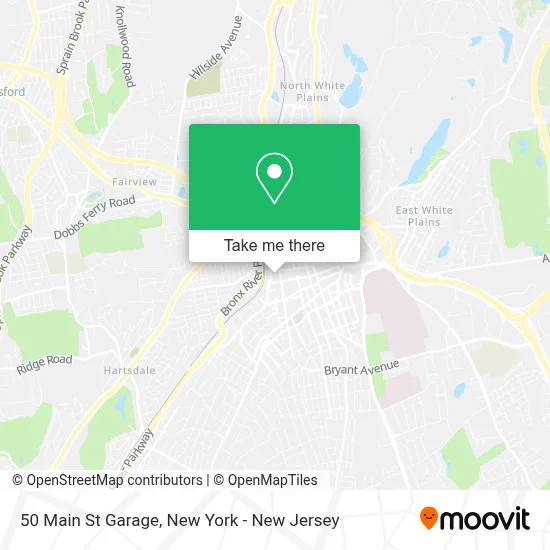 50 Main St Garage map