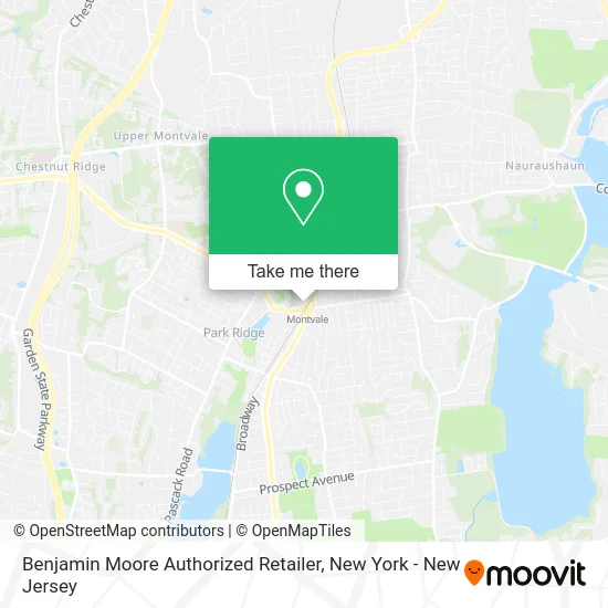 Benjamin Moore Authorized Retailer map